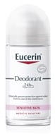 Кульковий дезодорант Eucerin 24 години захисту для гіпер-чутливої та схильної до алергічних реакцій шкіри