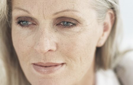 Обличчя літньої жінки